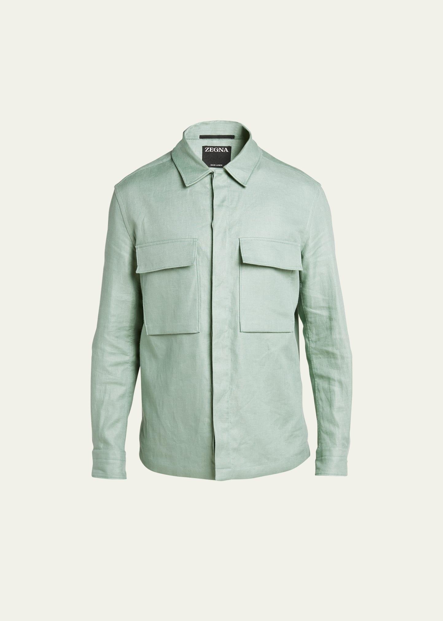Men's Oasi Linen Overshirt Product Image