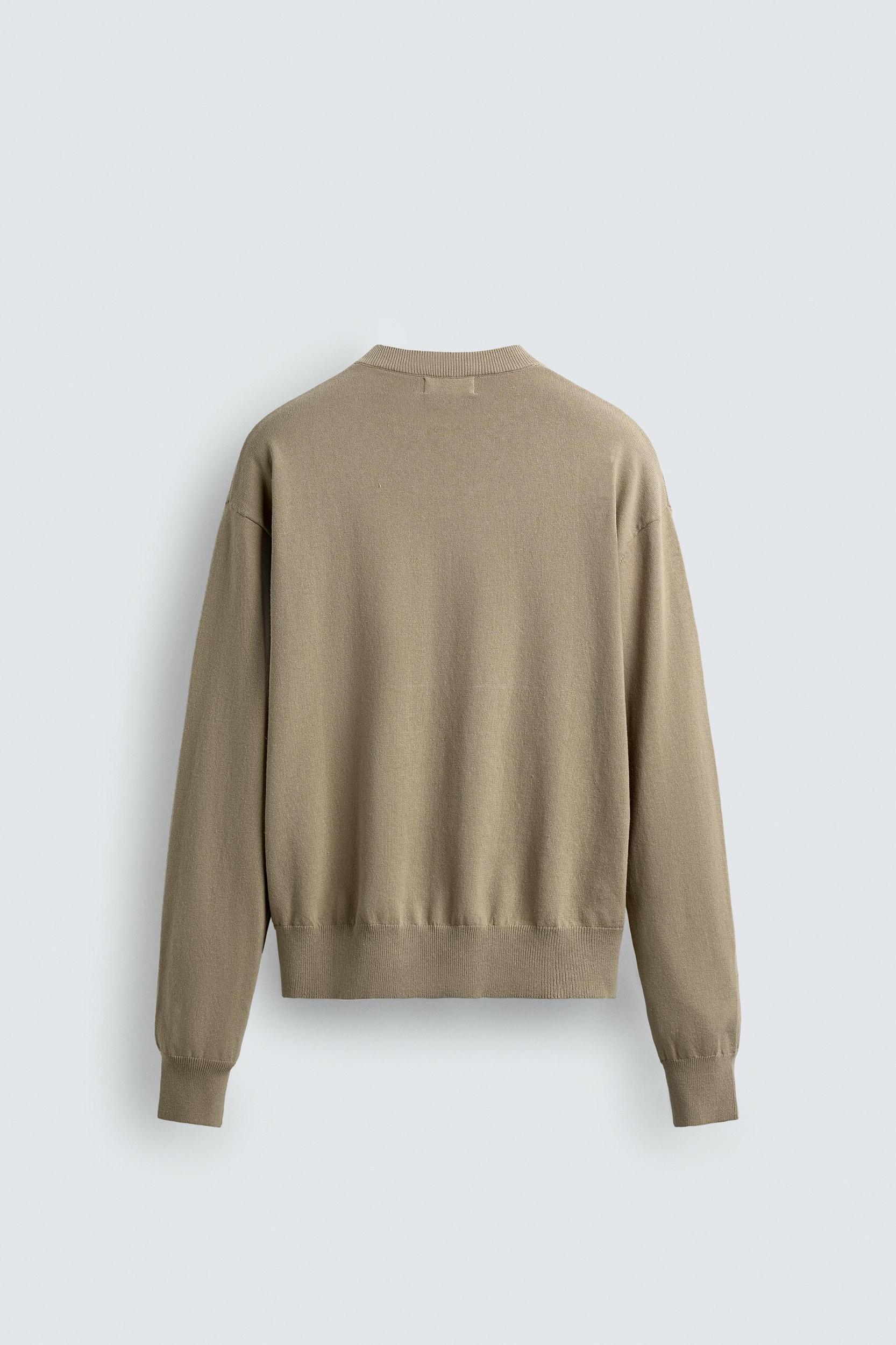 COTTON-RAMIE SWEATER Product Image
