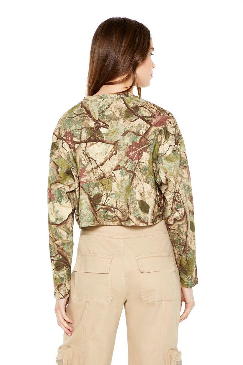 Leaf Print Crop Top | Forever 21 Product Image