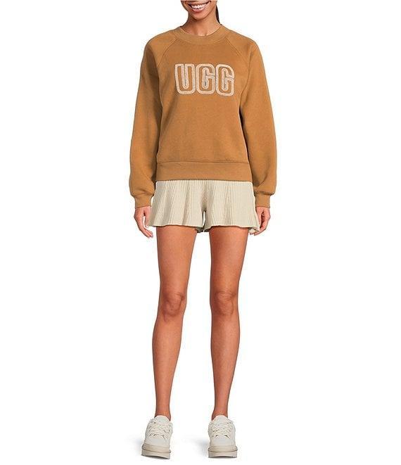UGG Logo Long Sleeve Crew Neck Sweatshirt Product Image