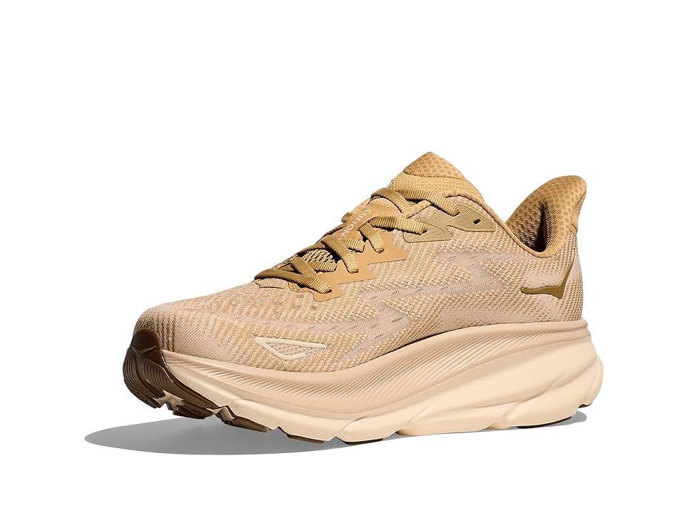 Hoka Mens Clifton 9 Running Sneakers in Navy Blue Product Image