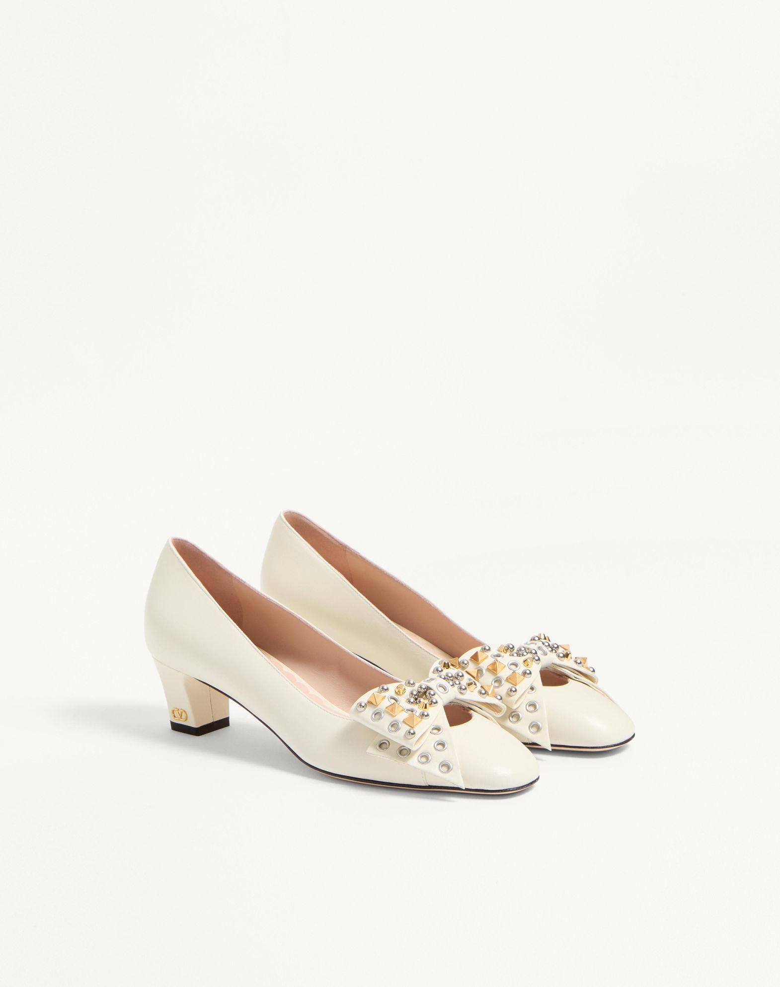 Bowow Pump In Kidskin With Studs 45Mm Product Image