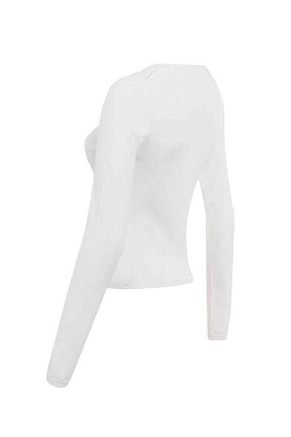 Riva  white summer knit cardigan Product Image