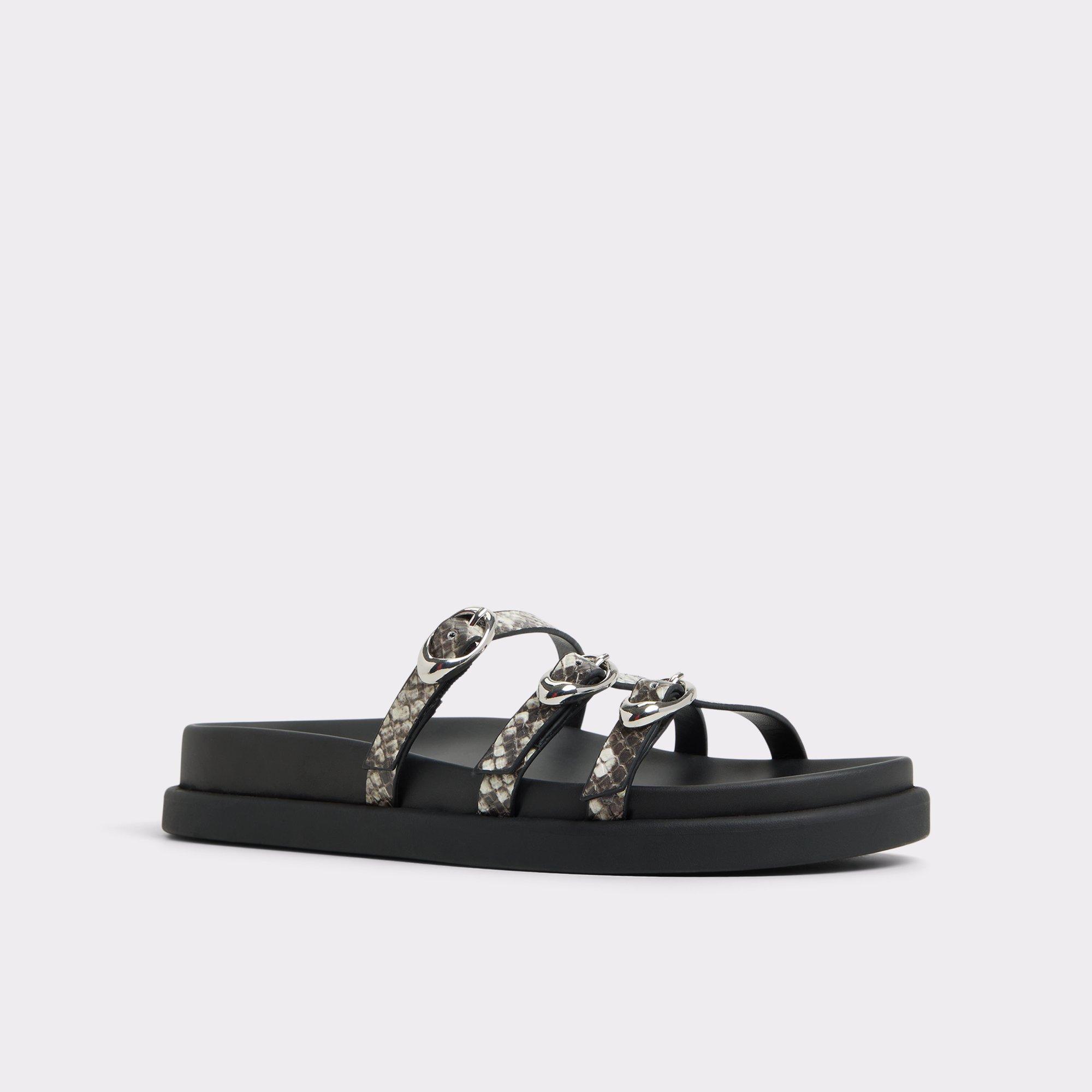 ALDO Zephyra - Women's Footbed Sandal Sandals - White, Size 10 Product Image