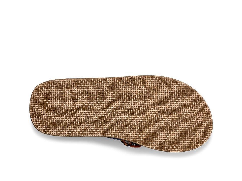 Sanuk Mens Fraid Not Blanket Flip Flop Sandal Product Image