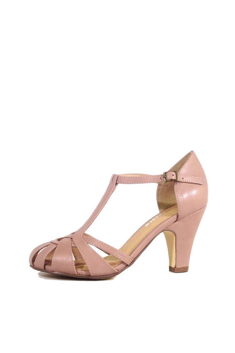 Sergi T-Strap Heels Product Image