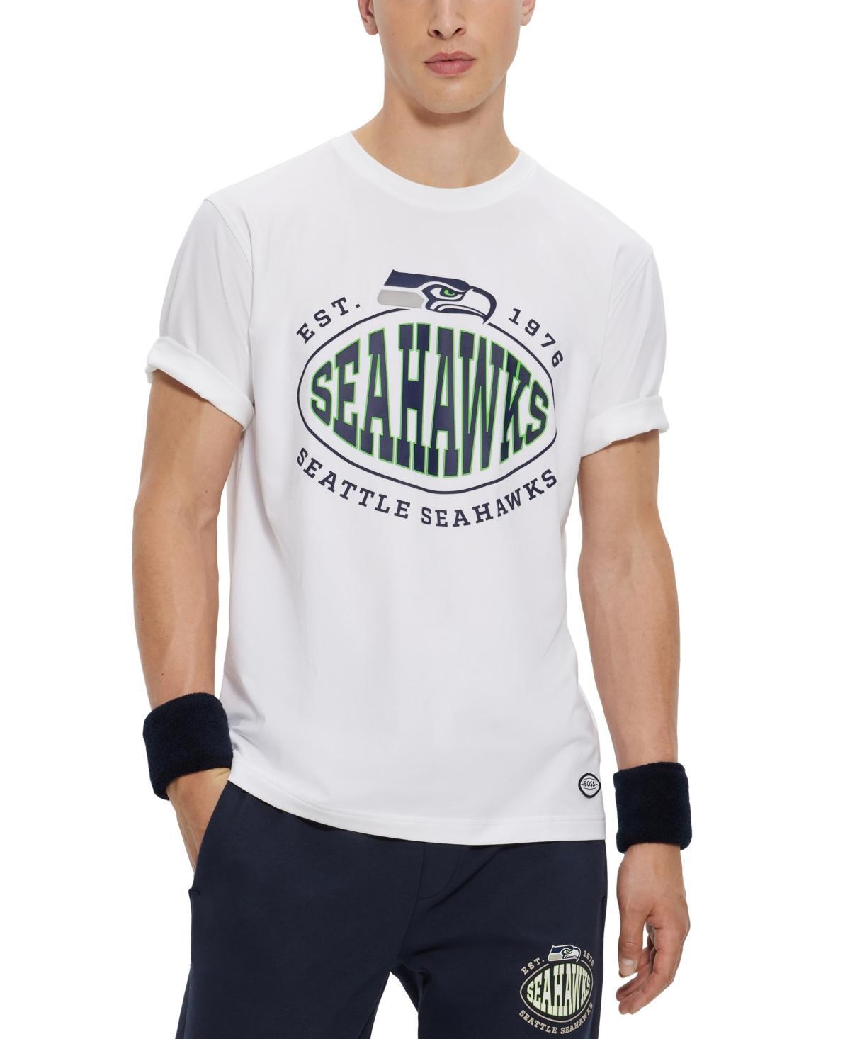 Men's BOSS X NFL  Navy New England Patriots Trap T-Shirt, Size: 2XL, Blue Product Image