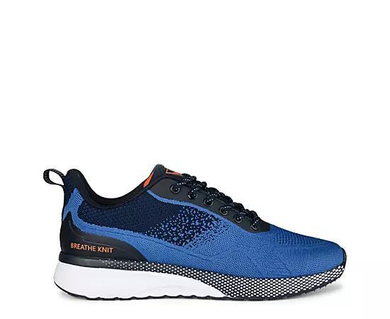 VANCE Spade Men's Casual Knit Sneakers, Size: 12, Blue Product Image