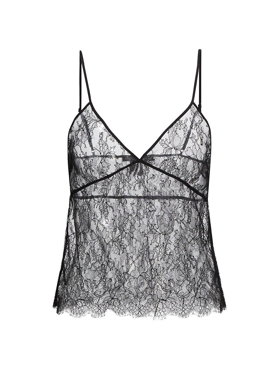 Womens Unlined Lace Camisole Product Image
