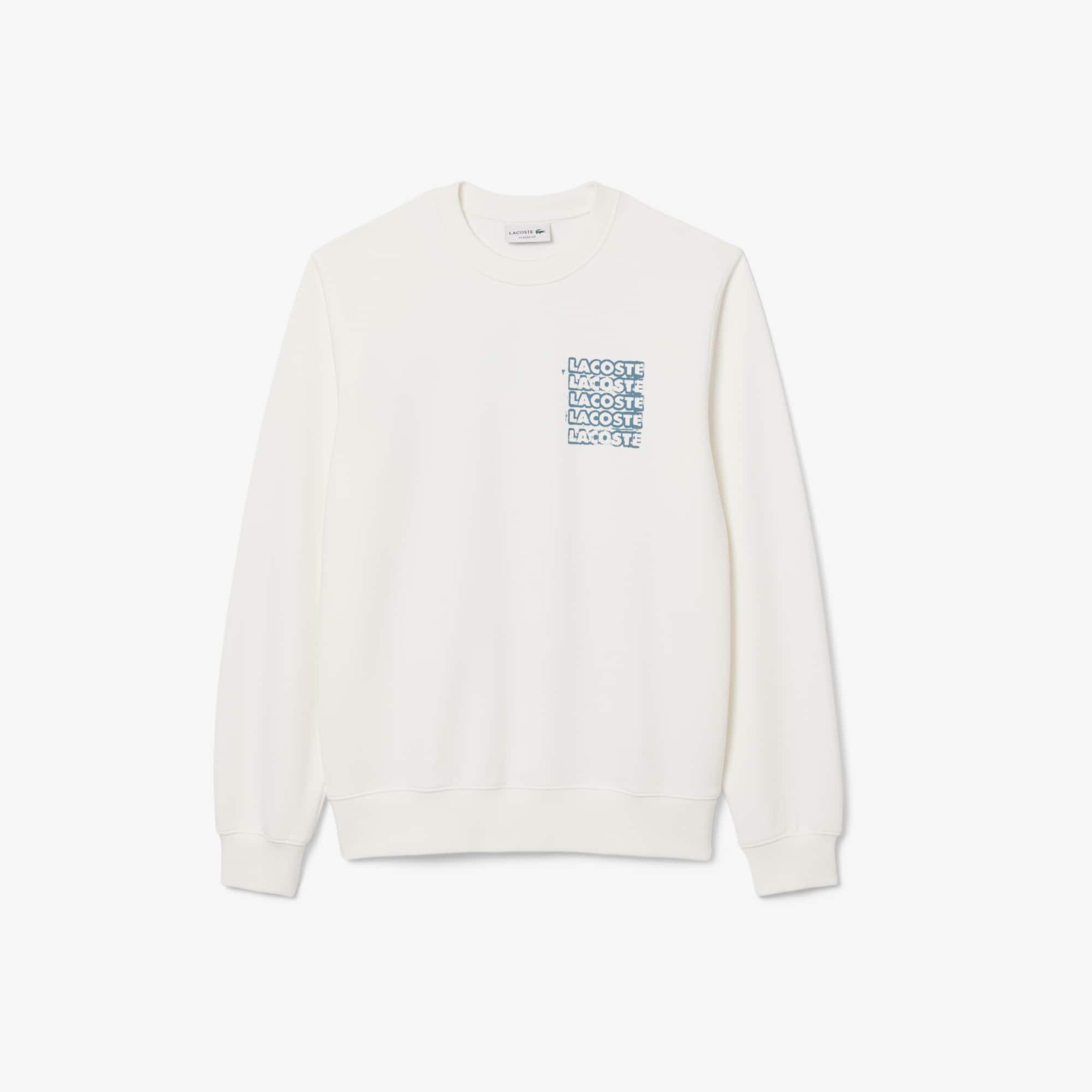 Graphic Print Fleece Sweatshirt Product Image