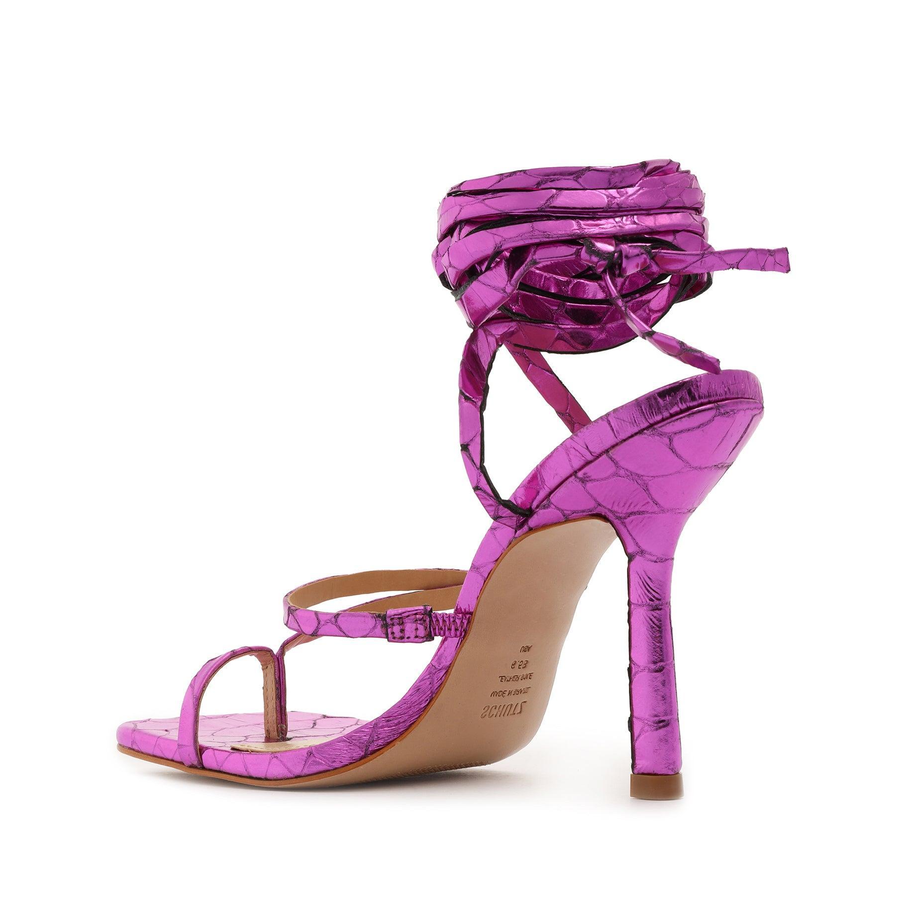 Lily Metallic Leather Sandal Product Image