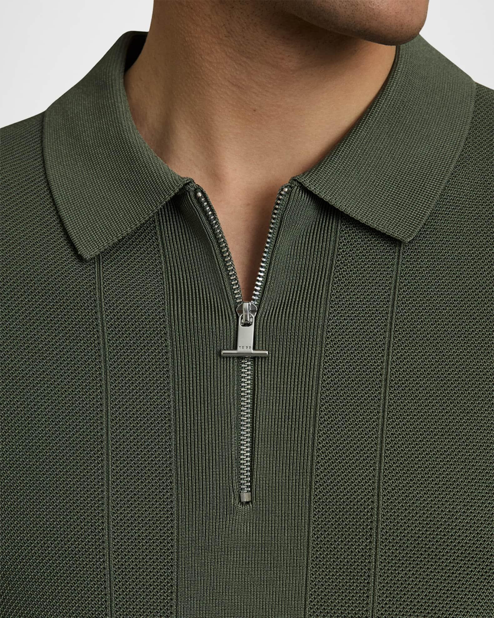 Mens Bart Half-zip Textured Polo Shirt Product Image