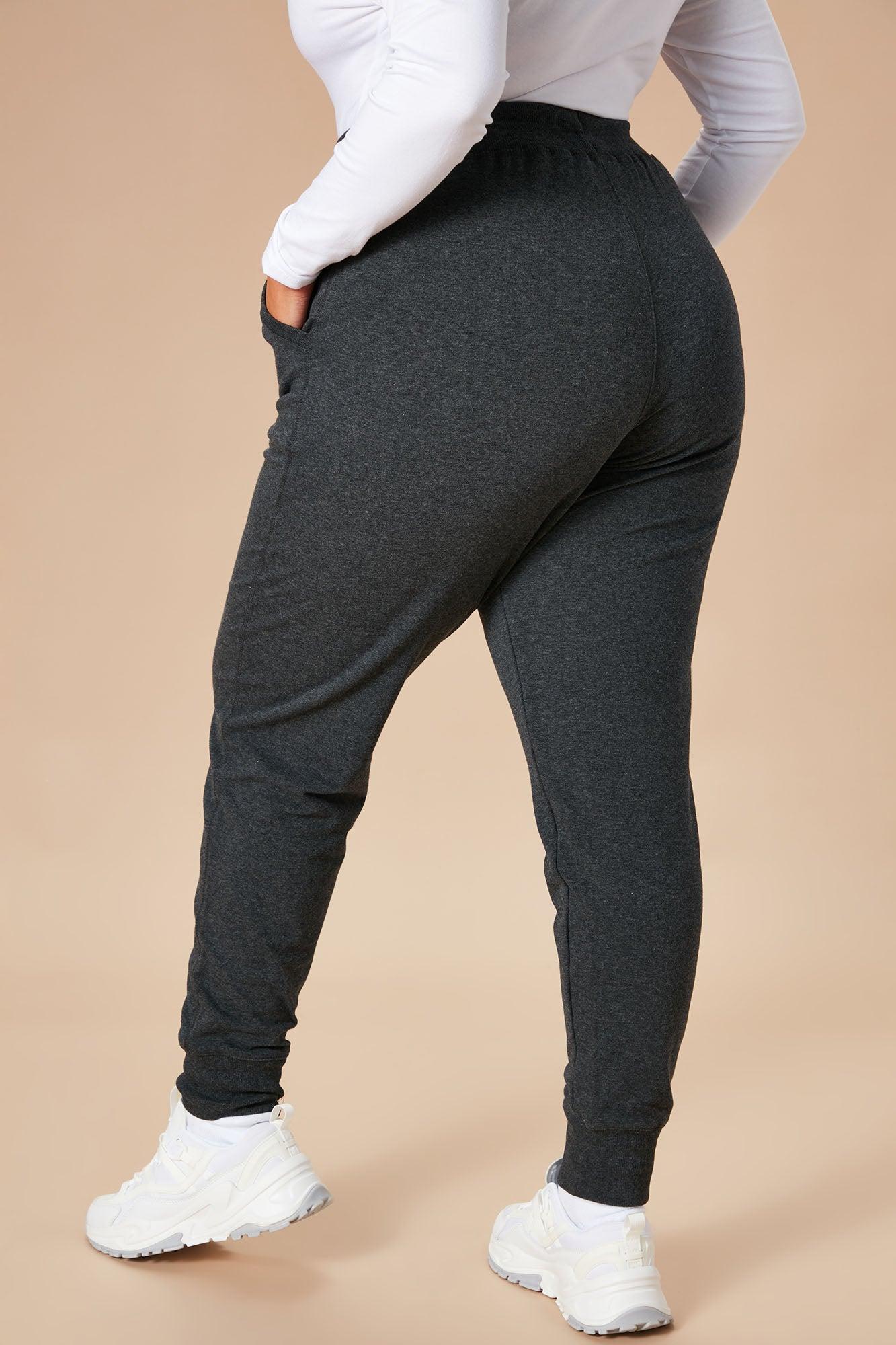 Latest And Greatest French Terry Jogger - Charcoal Product Image