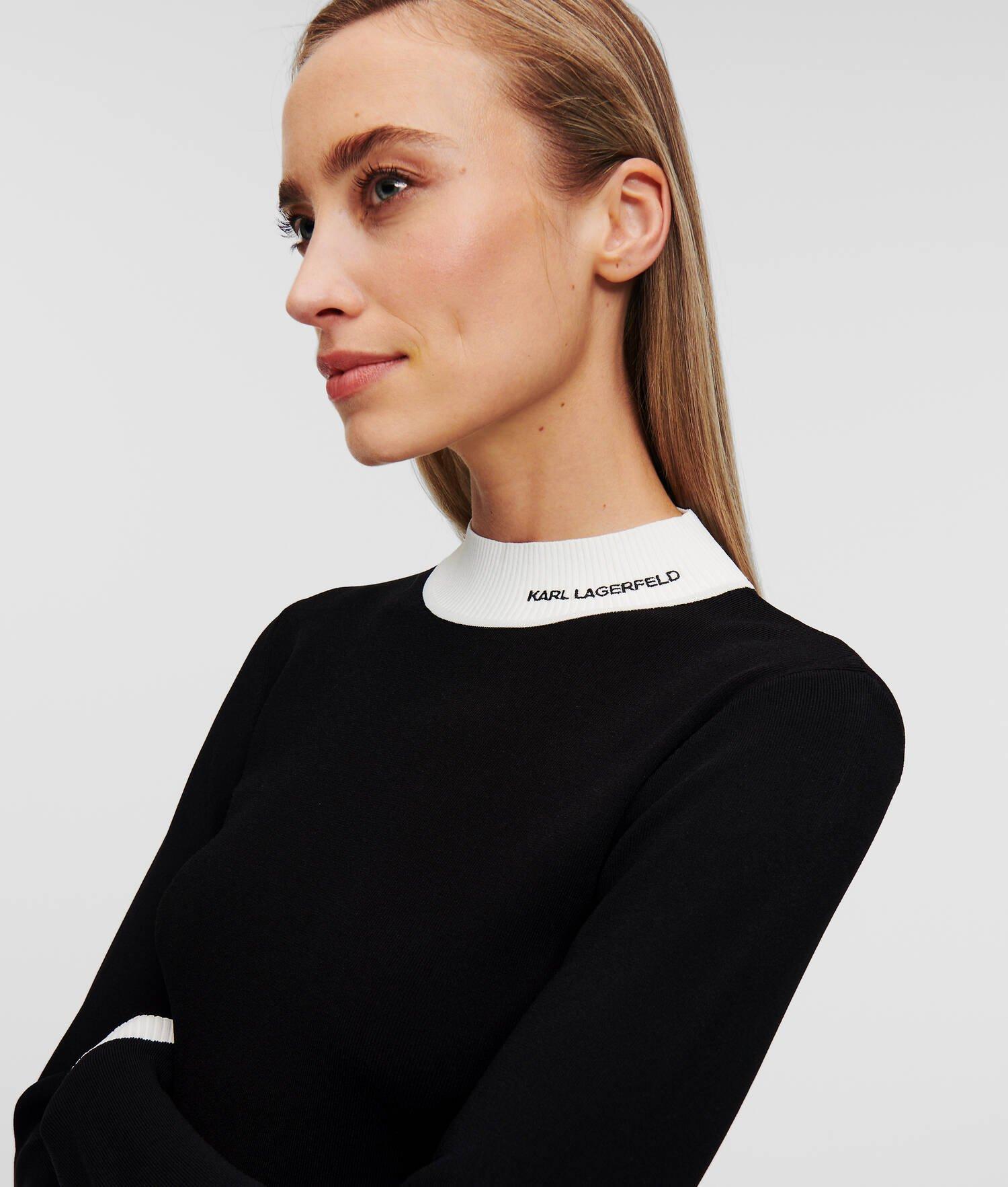 KARL LOGO TURTLENECK SWEATER Product Image