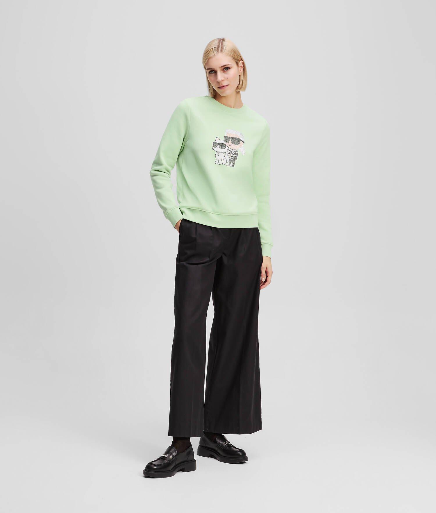 RHINESTONE IKON KARL & CHOUPETTE SWEATSHIRT Product Image