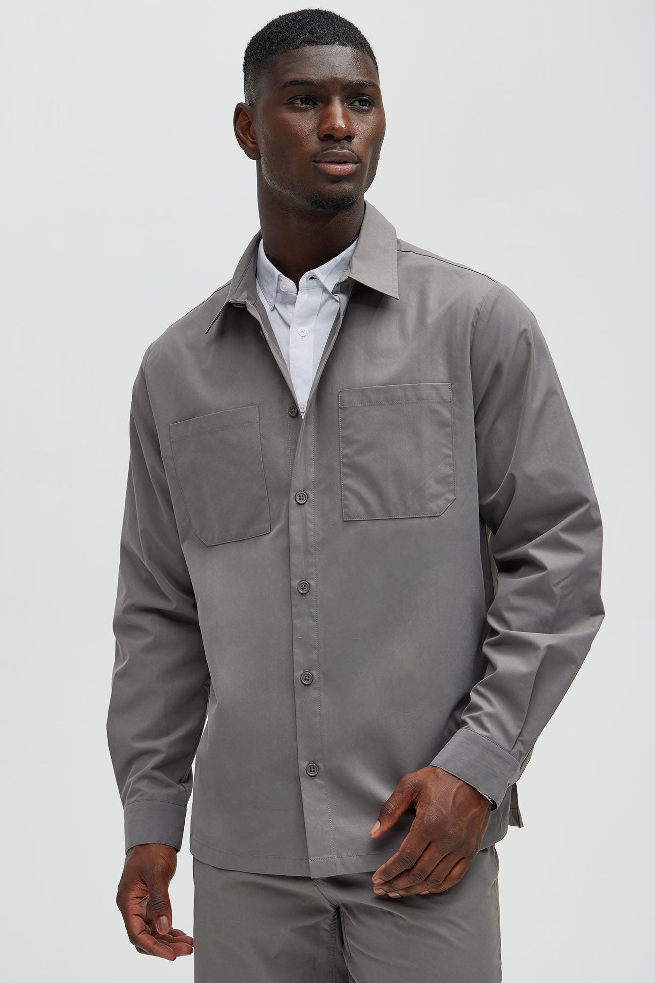 Ansel Tech Shirt - Charcoal Product Image