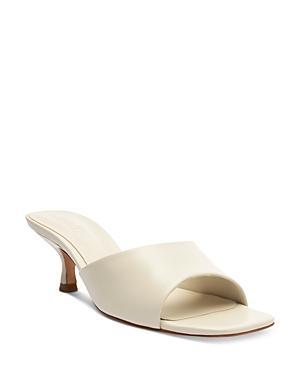 Schutz Dethalia Leather Heeled Mule Womens at Urban Outfitters Product Image