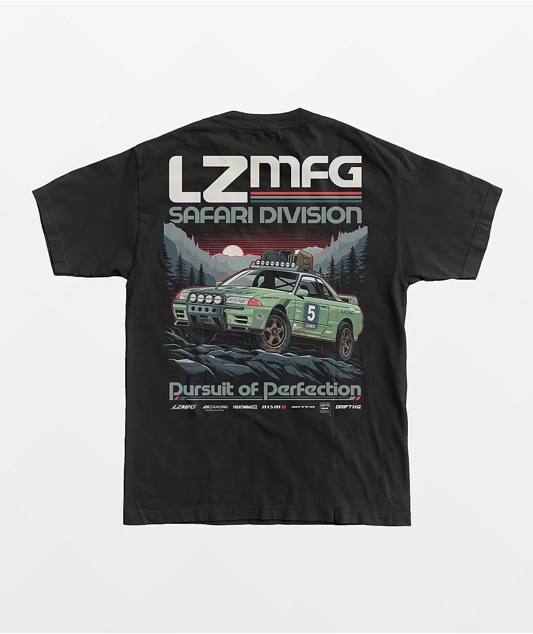 LZMFG Safari Division GTR Black T-Shirt Product Image