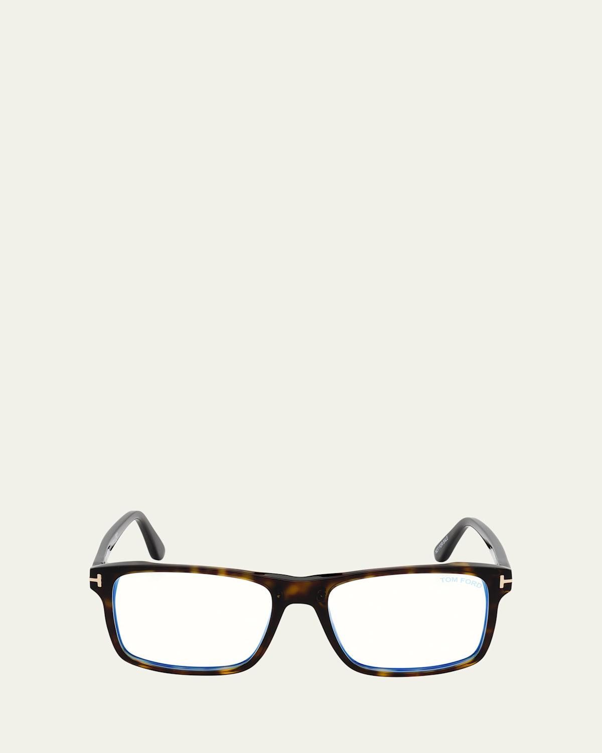 Mens FT5682-BM54 Blue Light Blocking Square Optical Glasses Product Image