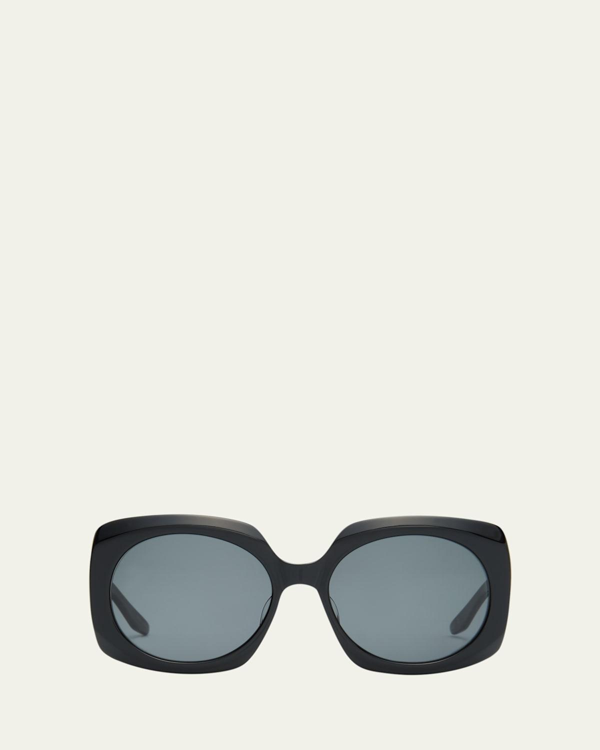 Womens Barton Perreira x Sarah Hoover Delia 57MM Hexagonal Sunglasses Product Image