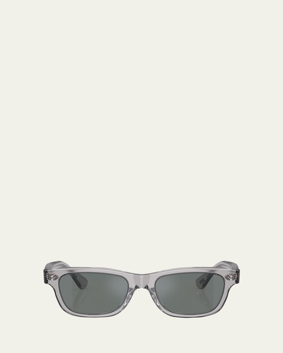 Mens Rosson Sun Acetate Rectangle Sunglasses Product Image