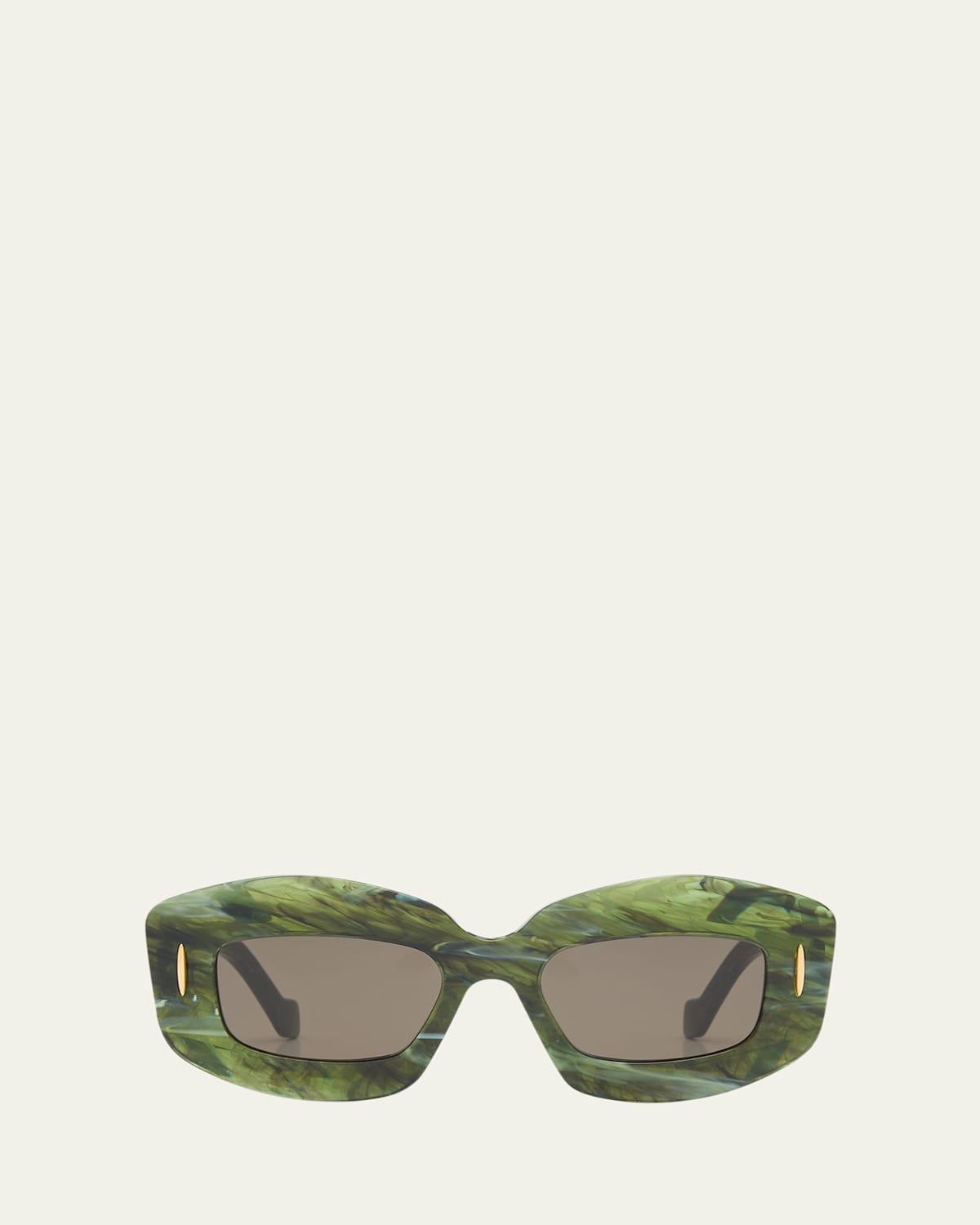 Loewe Chunky Anagram Rectangular Sunglasses, 49mm Product Image