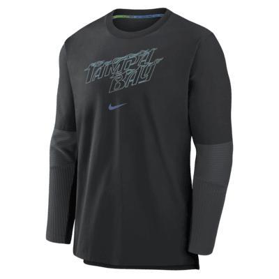Cleveland Guardians Authentic Collection Player Nike Men's Dri-FIT MLB Pullover Sweatshirt Product Image