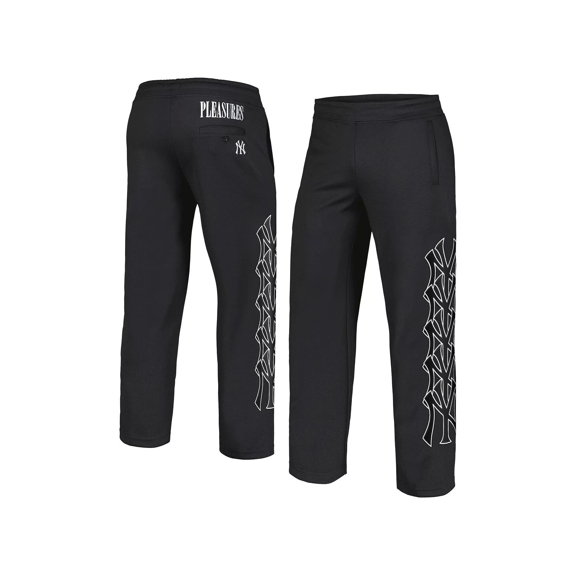 Men's Black Seattle Mariners Pitcher Track Pants, Size: Small Product Image