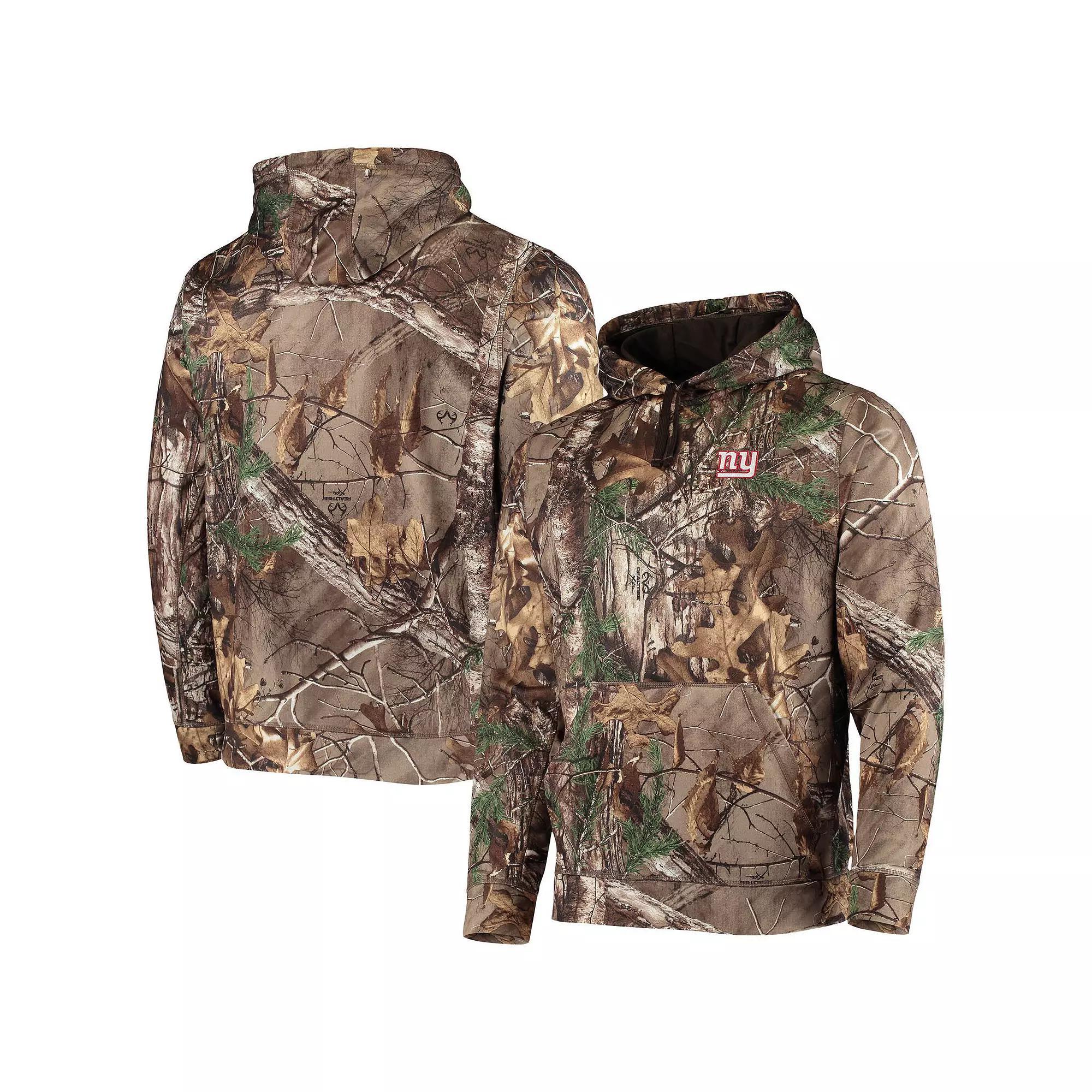 Men's Dunbrooke Realtree Camo New York Giants Circle Champion Tech Fleece Pullover Hoodie, Size: Small, Green Product Image