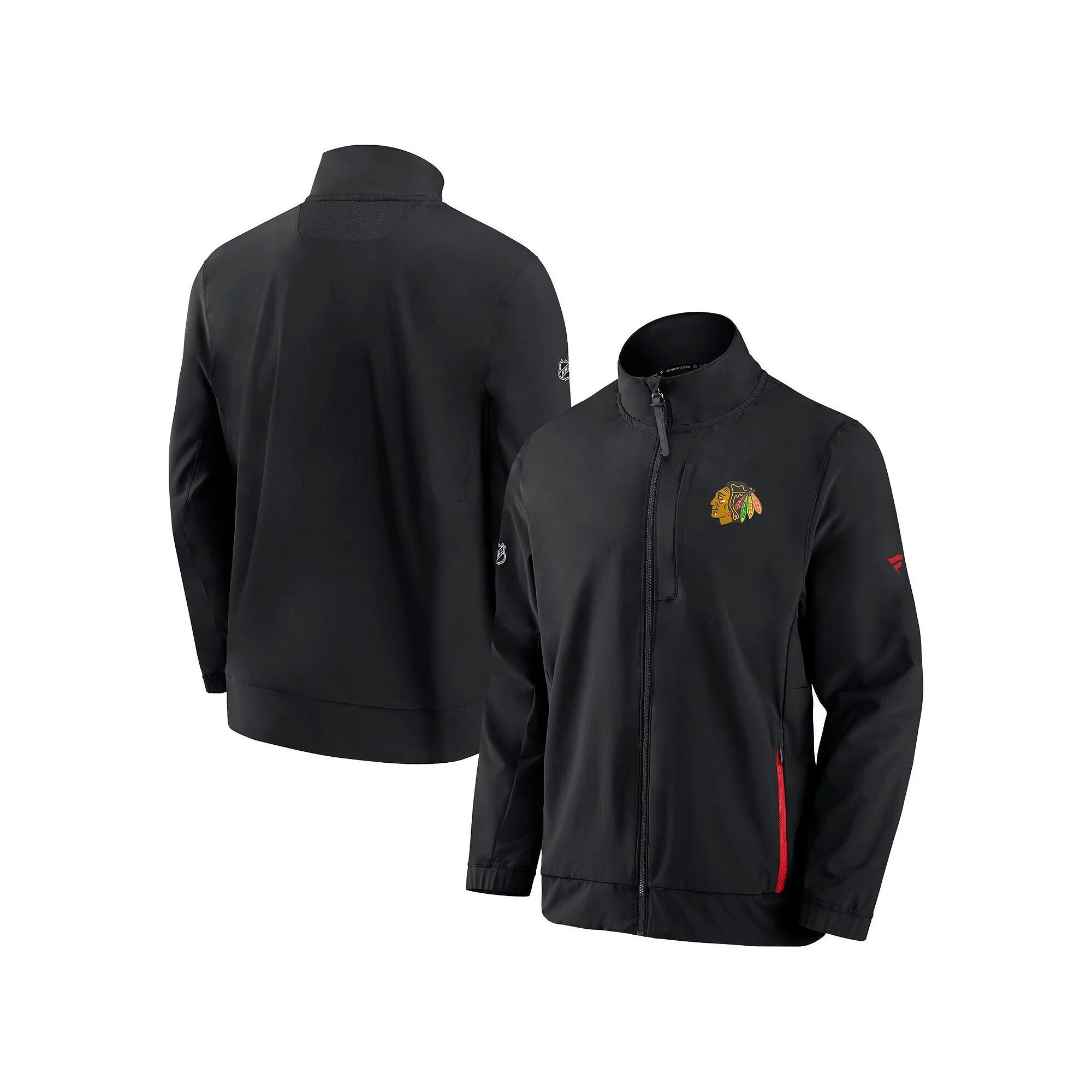 Men's Fanatics Branded Deep Sea Blue Seattle Kraken Authentic Pro Rink Coaches Full-Zip Jacket, Size: Small, Krk Blue Product Image