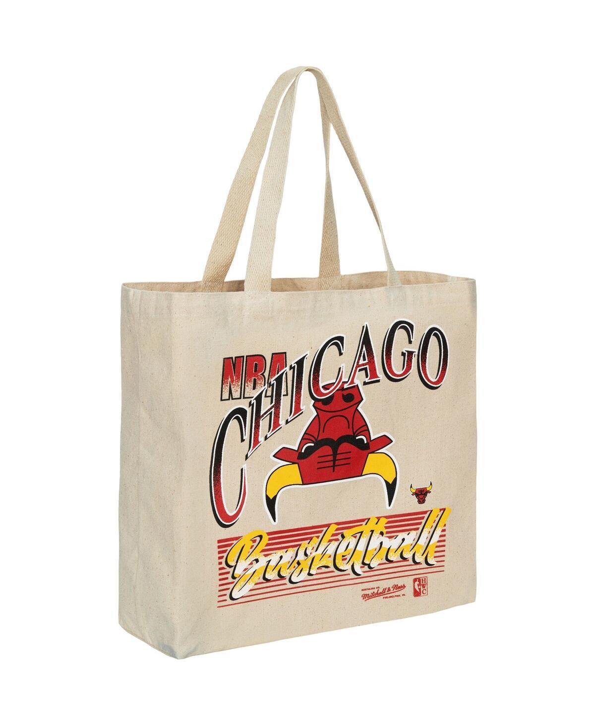 Women's Mitchell & Ness Chicago Bulls Graphic Tote Bag, White Product Image