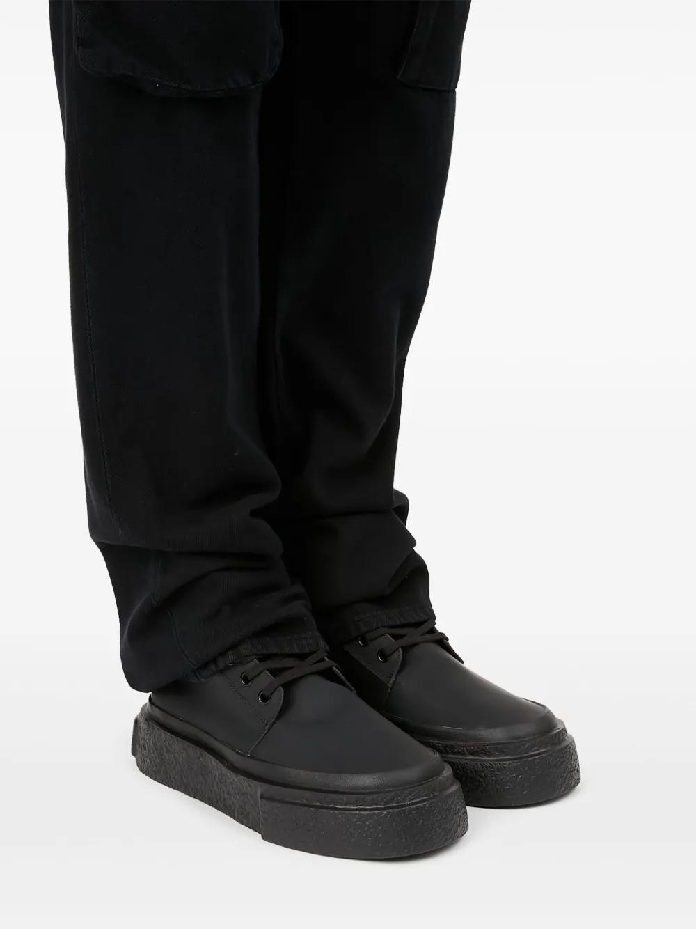 high-top leather sneakers Product Image