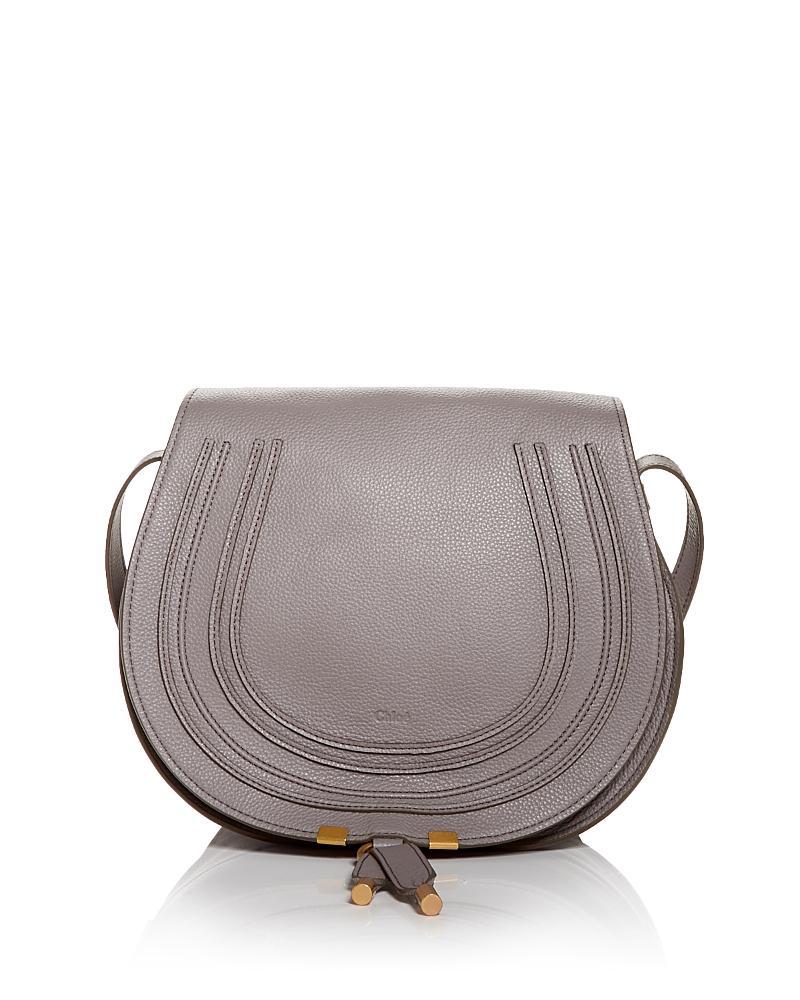 Womens Medium Marcie Leather Saddle Bag Product Image