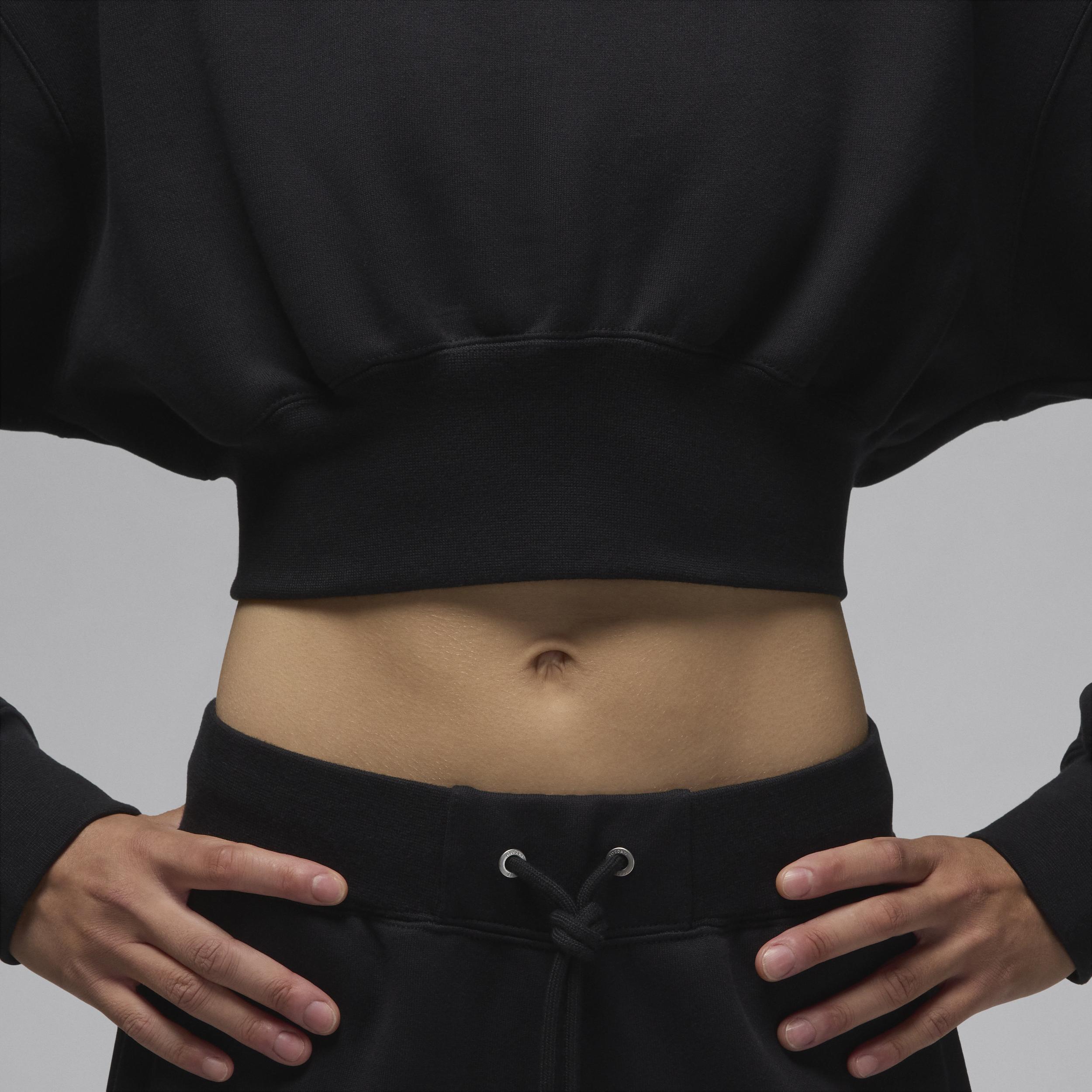 Jordan Flight Fleece Women's Cropped Sweatshirt Product Image