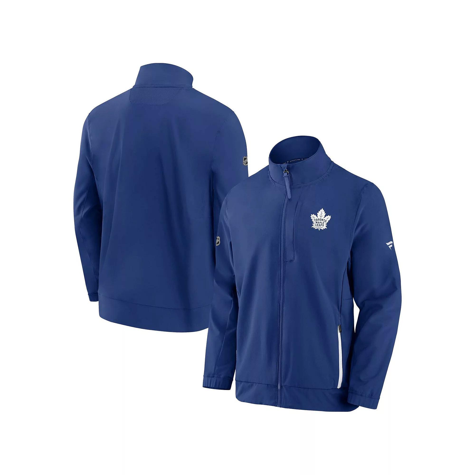 Mens Fanatics Branded Blue Toronto Maple Leafs Authentic Pro Rink Coaches Full-Zip Jacket Product Image