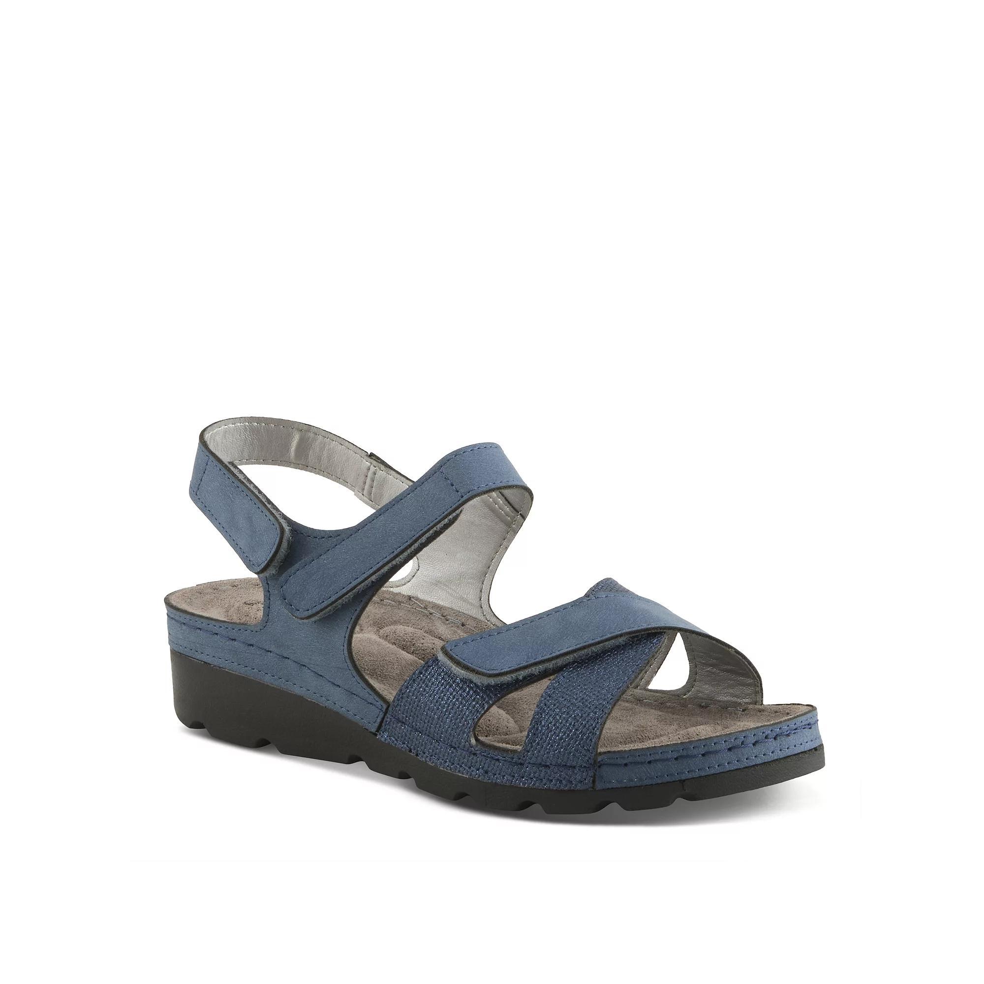 Flexus by Spring Step Orwell Women's Ankle Strap Sandals, Size: 40, Blue Product Image
