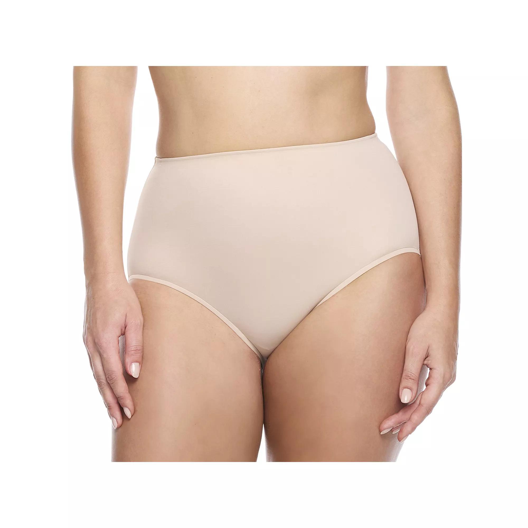 Naomi & Nicole® Shapewear Women's Comfortable Firm Control Waistline Brief 7754, Size: XXL, Warm Beige Product Image