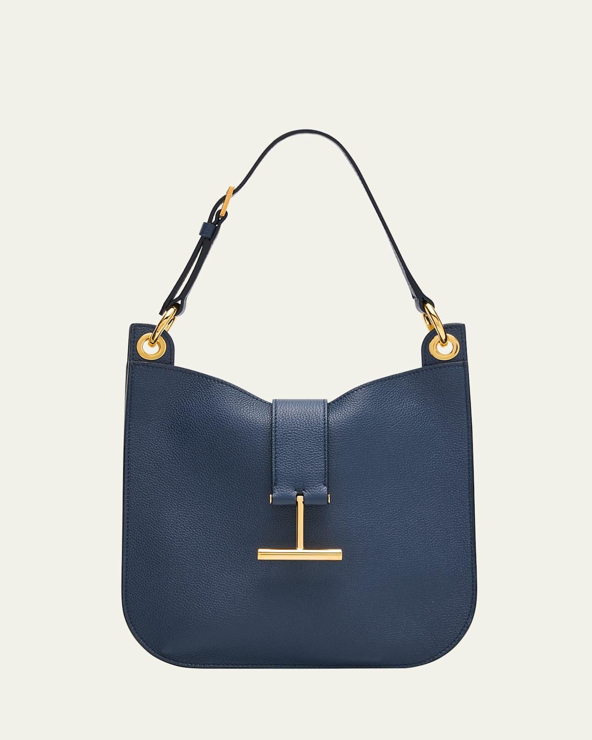Tara Small Hobo Crossbody in Grained Leather Product Image