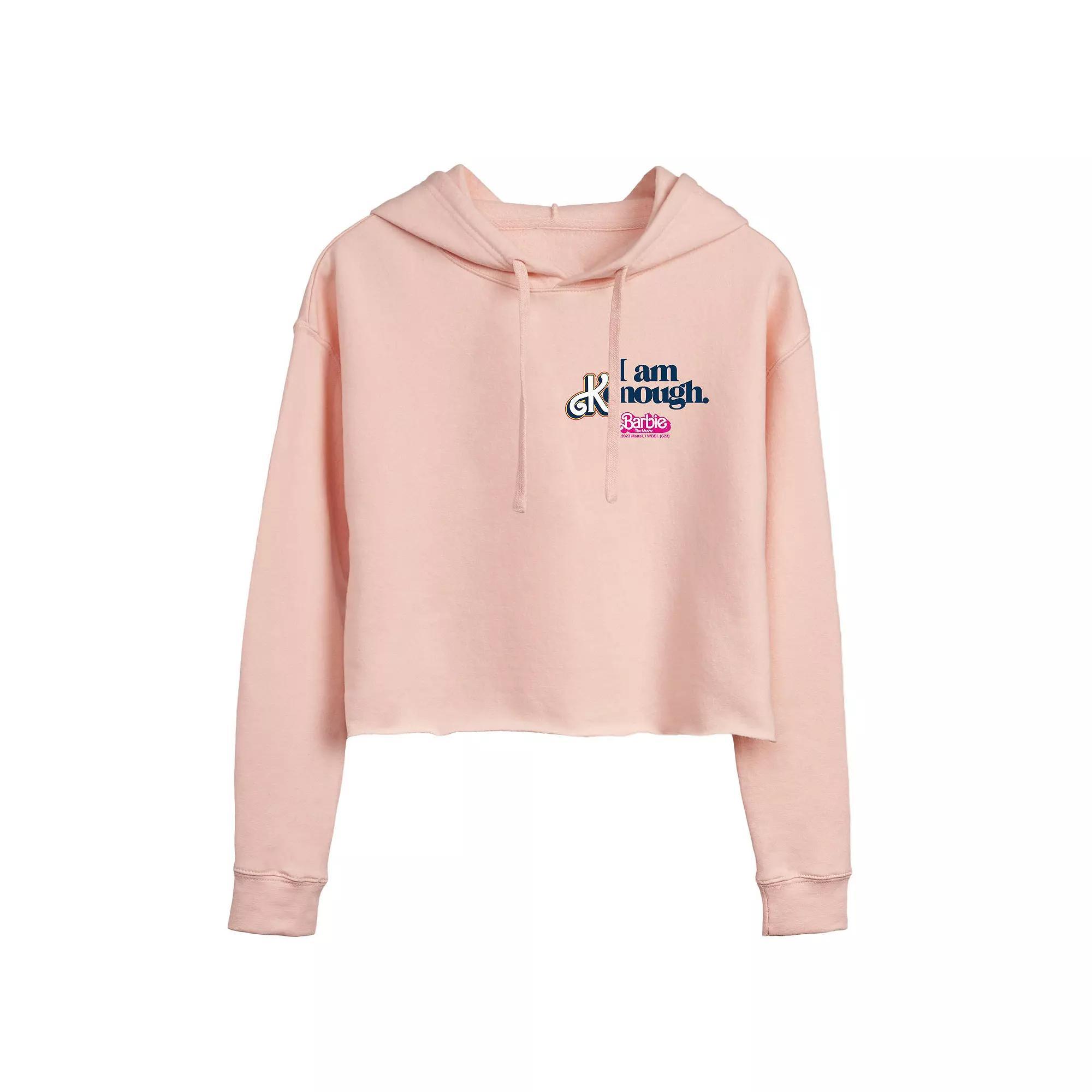 Juniors Barbie The Movie I Am Kenough Cropped Graphic Hoodie, Girls Product Image