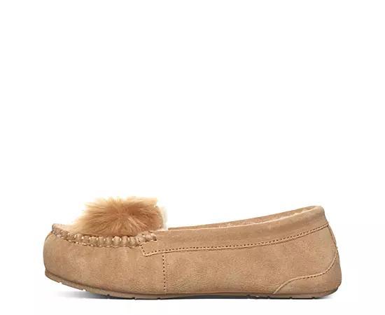 Bearpaw Erika Women's Suede Moccasin Slippers, Size: 11, Iced Brown Product Image