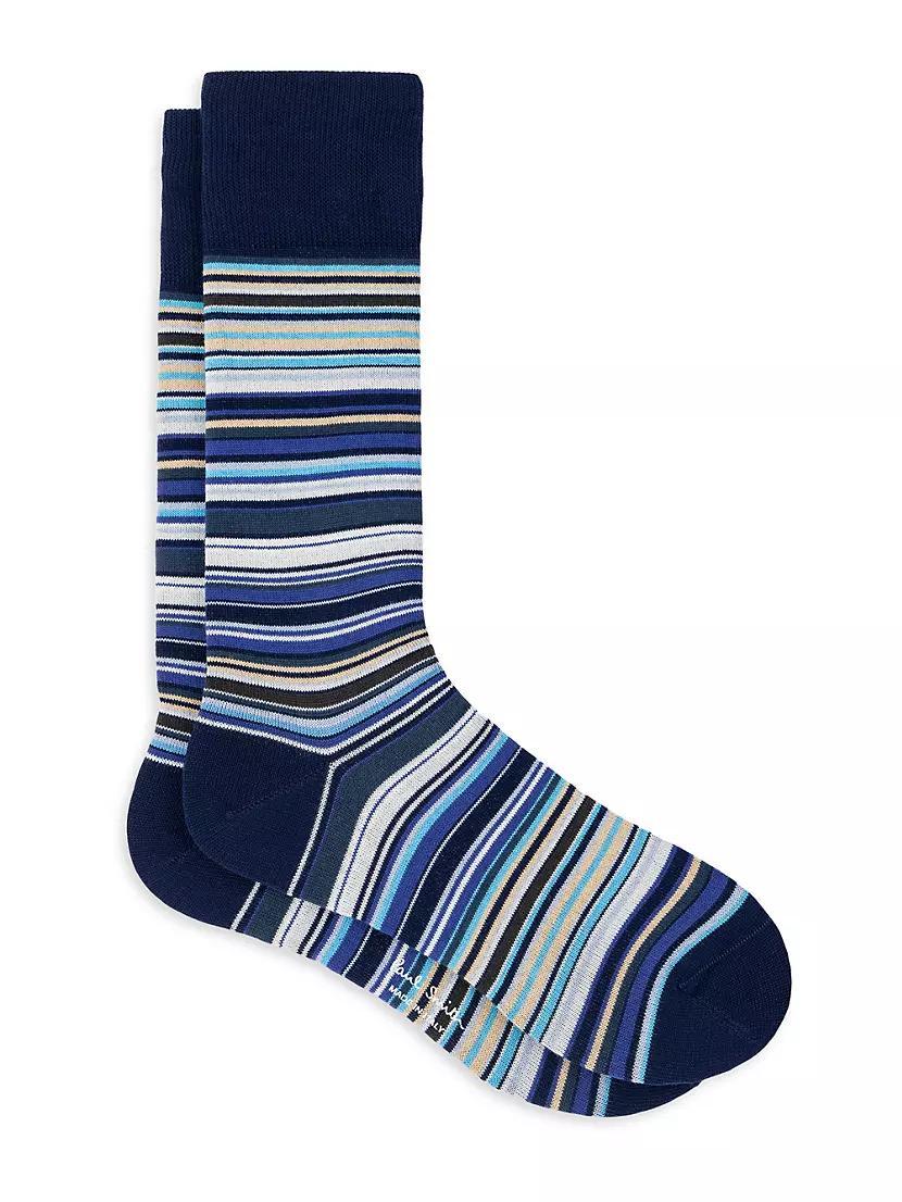Signature Stripe Crew Socks 6-Pack Product Image