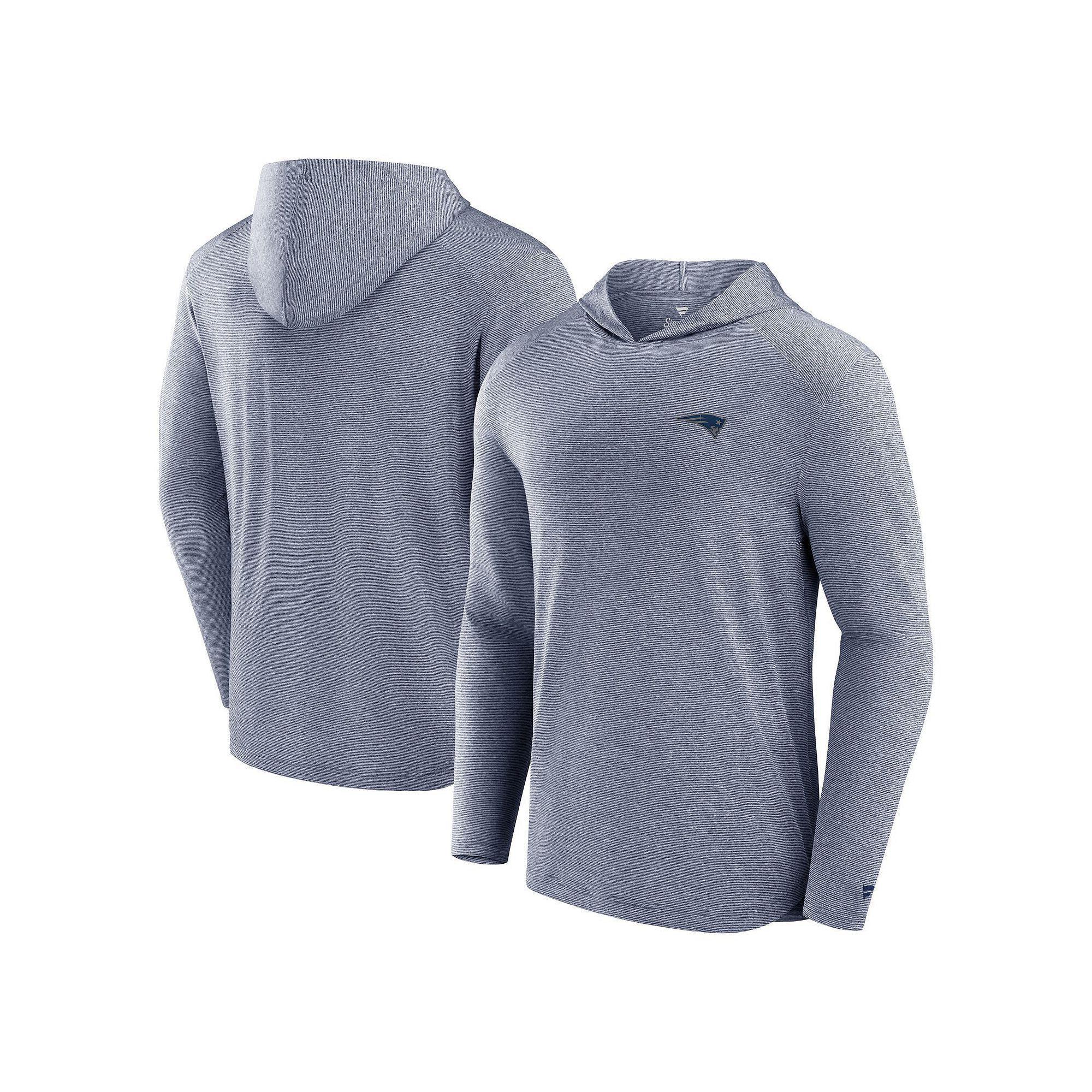 Men's Fanatics Navy Seattle Seahawks Front Office Tech Lightweight Hoodie T-Shirt, Size: XL, Blue Product Image
