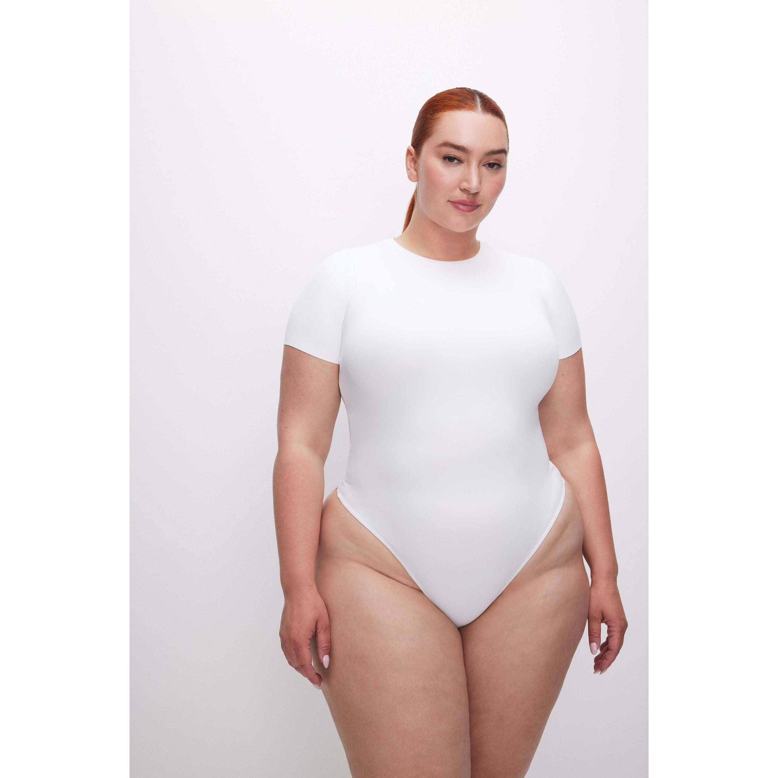 Good American Short Sleeve Scuba Bodysuit Product Image