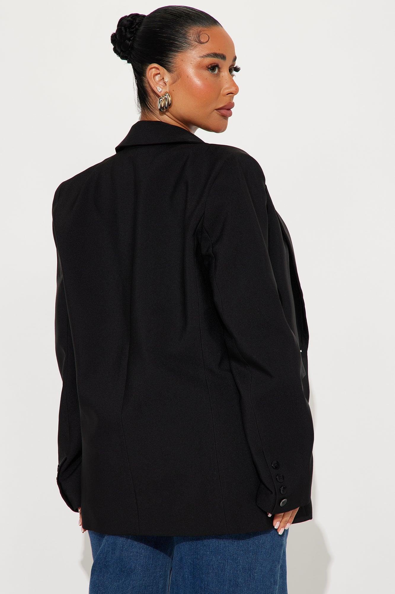 The Janet Blazer - Black Product Image