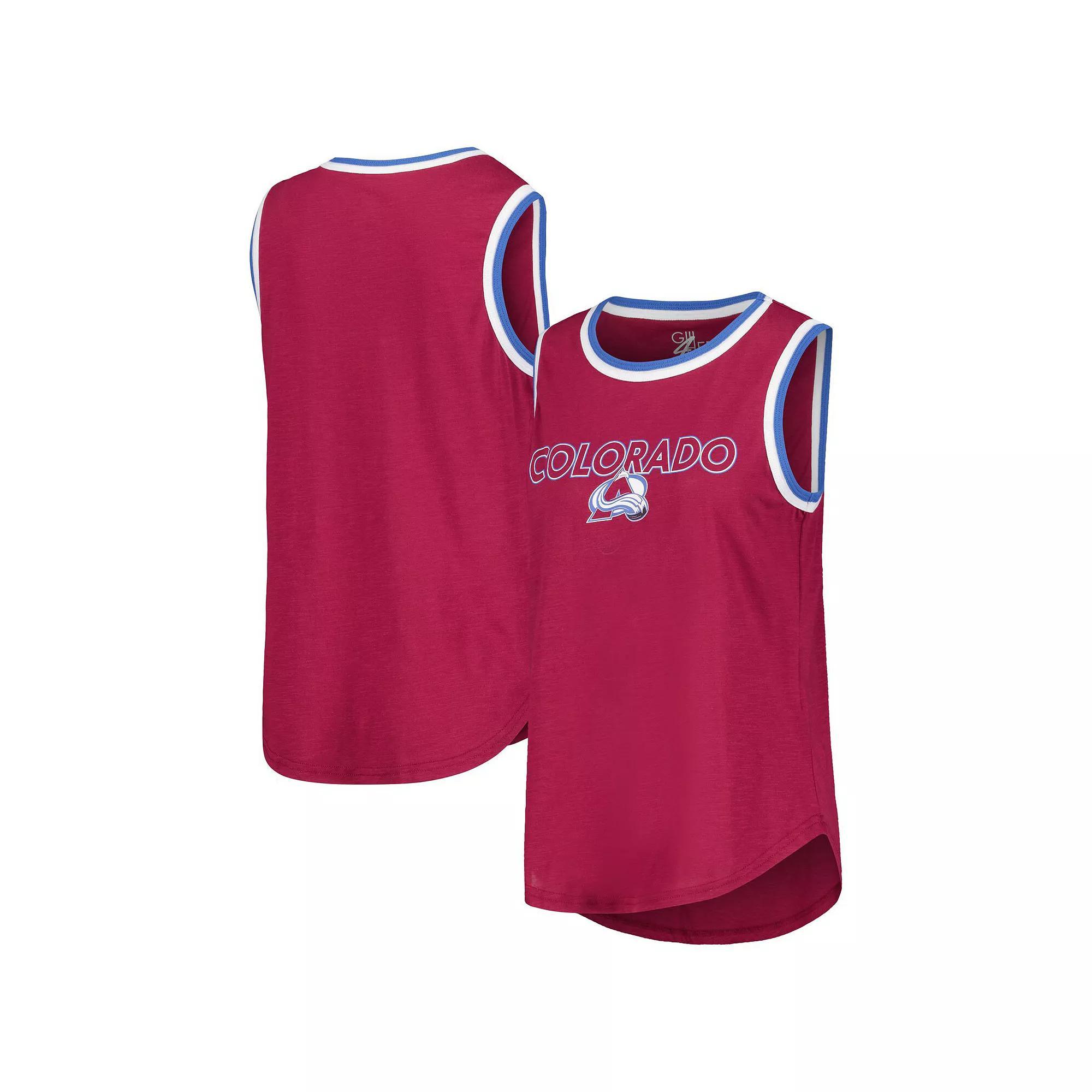 Women's G-III 4Her by Carl Banks Burgundy Colorado Avalanche Strategy Tank Top, Size: 2XL, Med Re Product Image