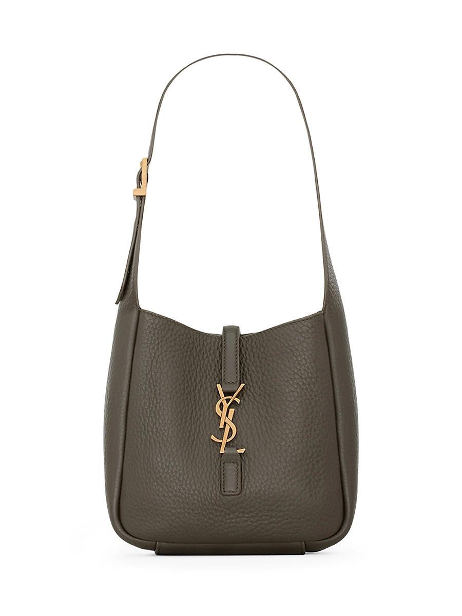 Womens Le 5 7 Supple Baby Shoulder Bag in Grained Leather Product Image