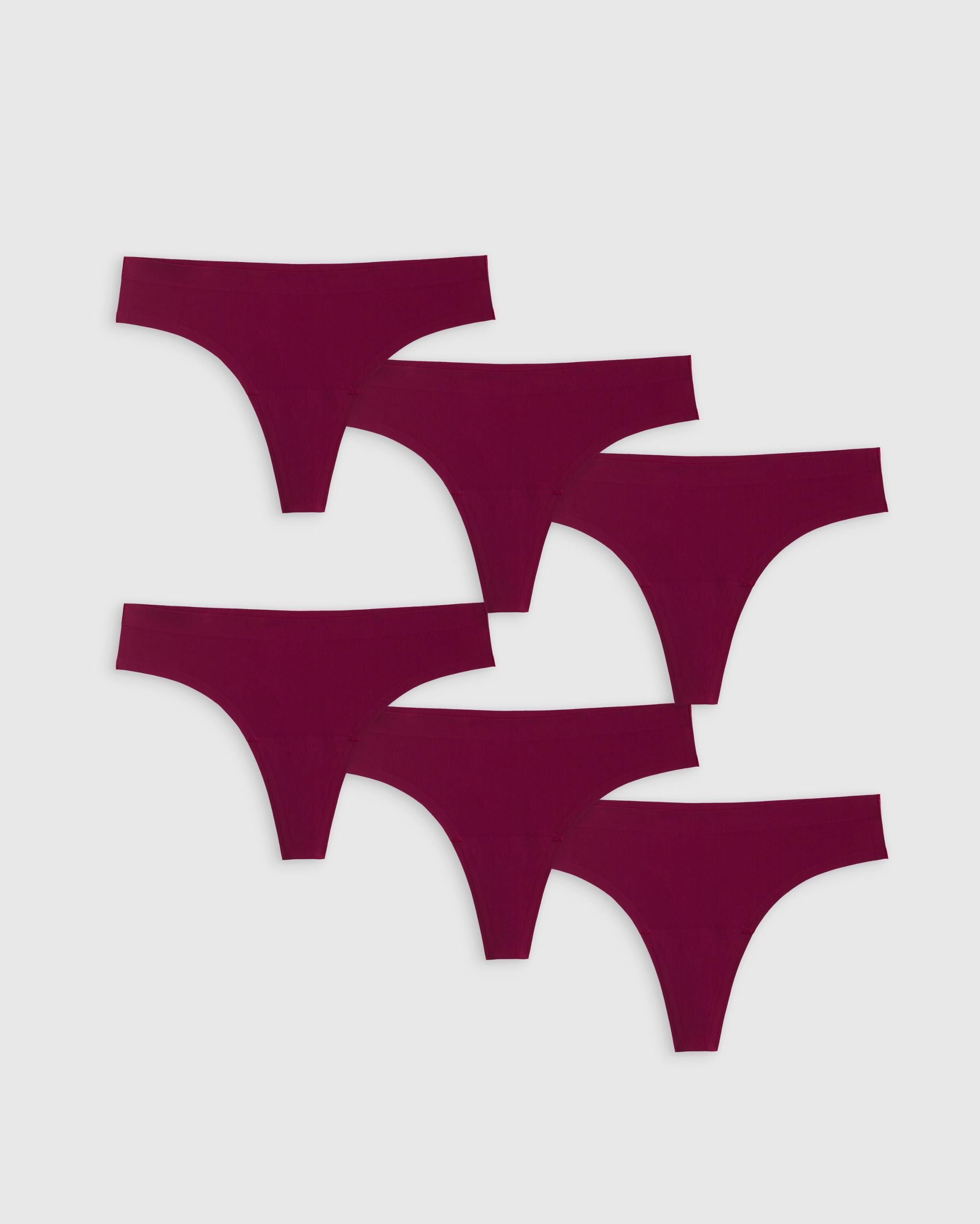 Quince | Women's Invisible Bonded Thong Nylon/Spandex Product Image