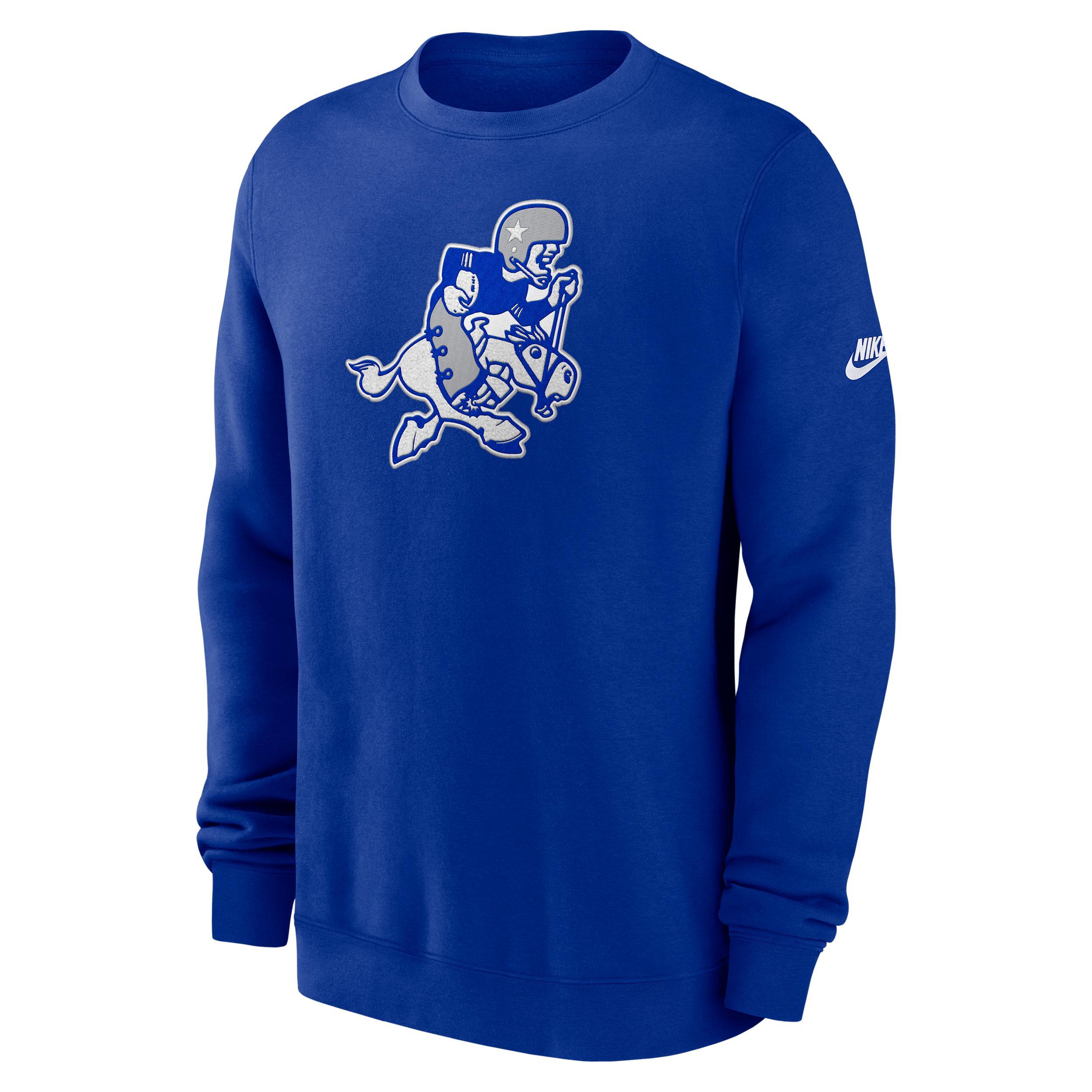 Dallas Cowboys Swing Pass Rewind Club Nike Men's NFL Pullover Crew Product Image
