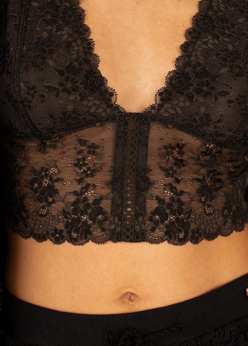 Sylvan Bralette in Black Female Product Image
