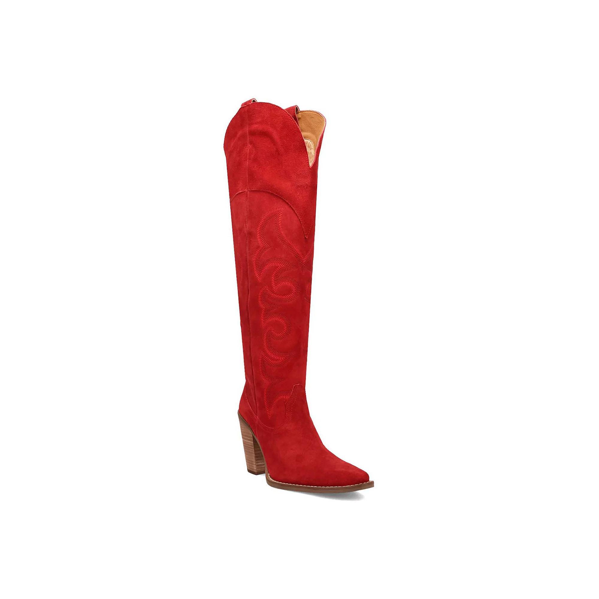 London Rag Brandy Women's Thigh-High Boots, Size: 7, Brown Product Image
